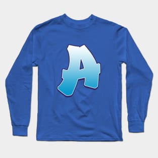 A - Blue Long Sleeve T-Shirt